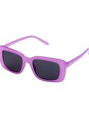 Purple - Rectangle Sunglasses, Selected