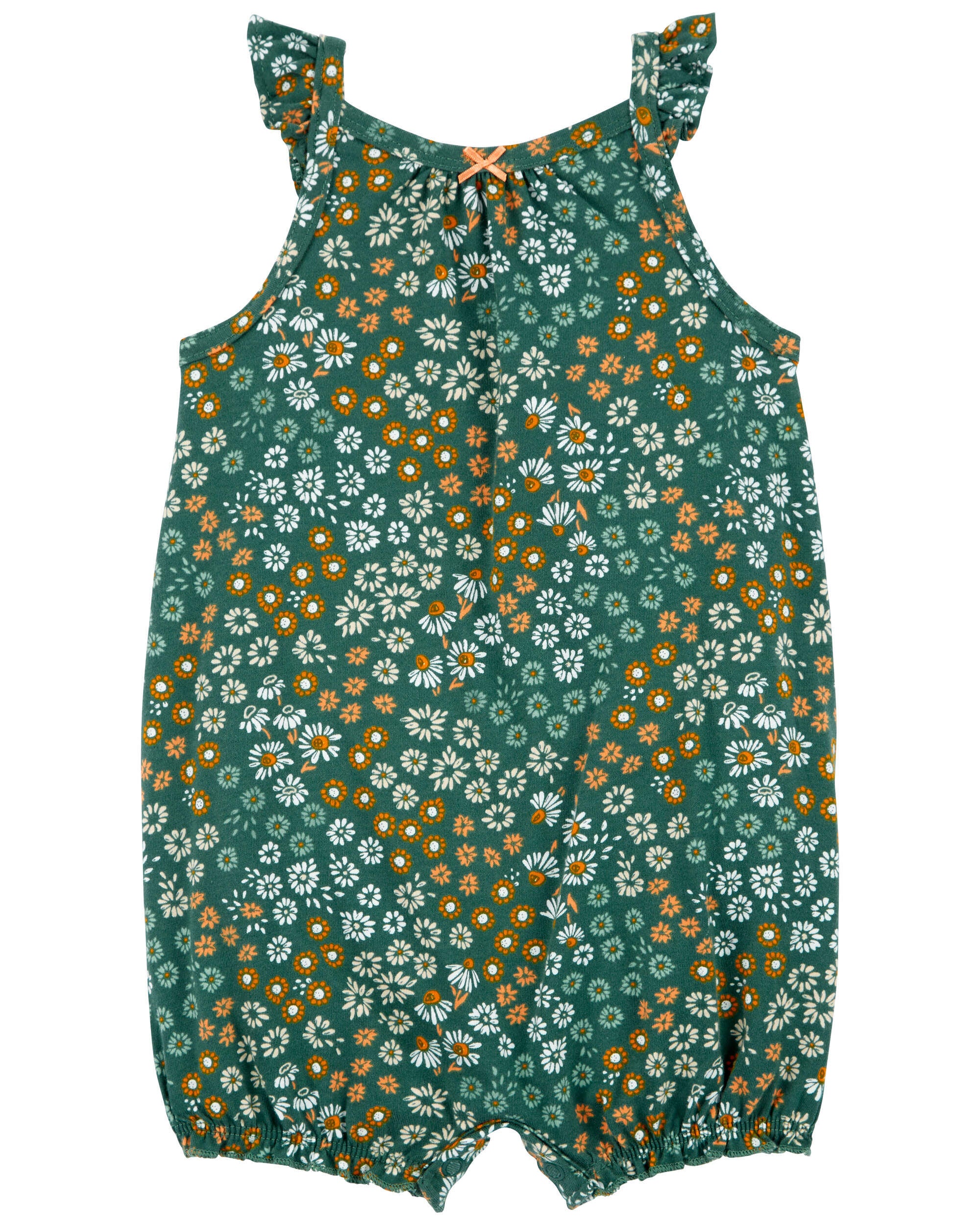 Baby Floral Cotton Romper Carter s Carter s