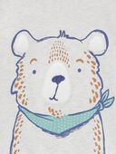 Blue/Grey - Toddler 2-Piece Bear Tee & Jogger Set, Selected