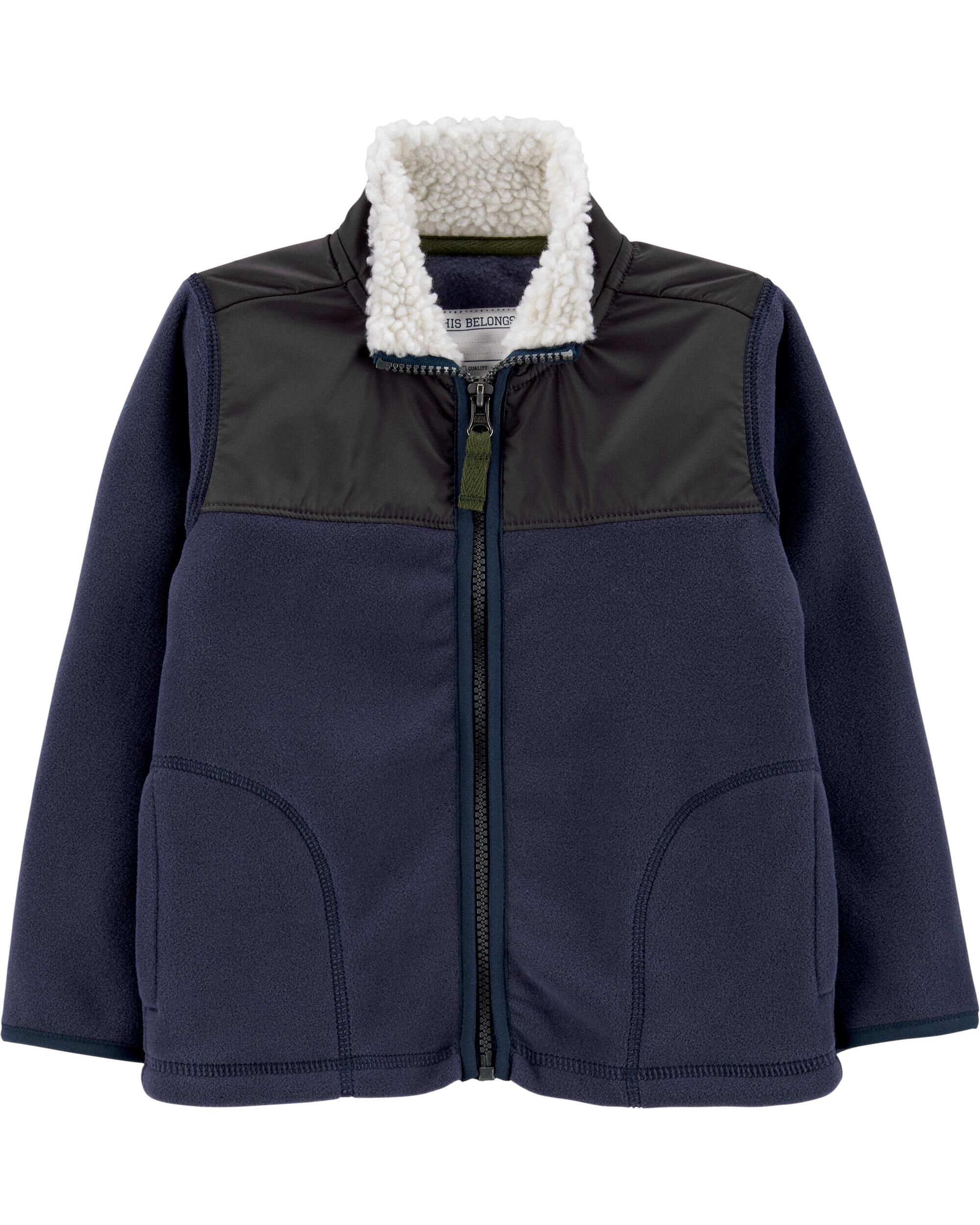 carter's fleece zip up jacket