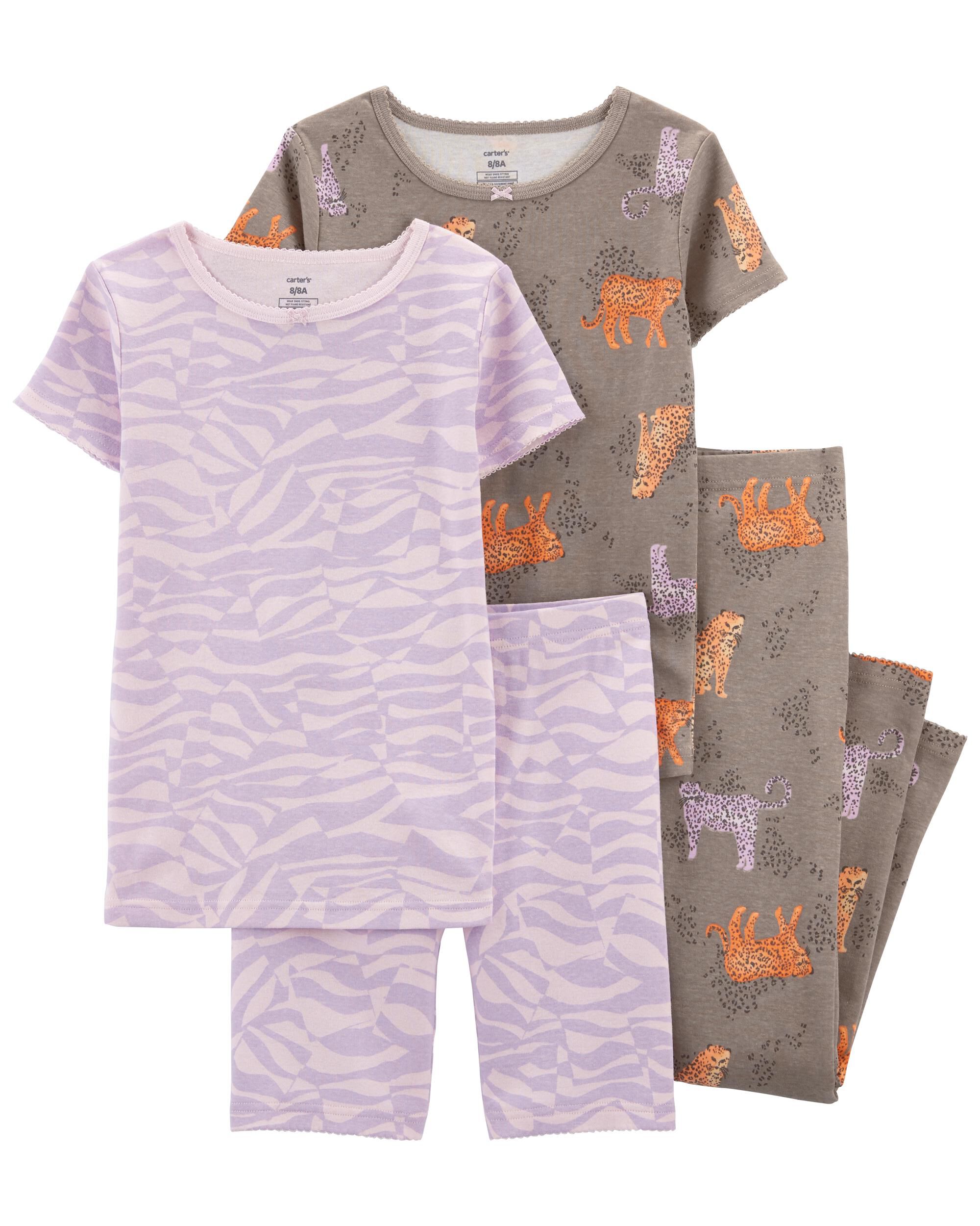 Carters leopard pajamas top