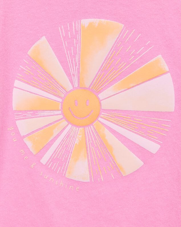 Product image 2 of Toddler Sunshine Short-Sleeve Graphic Tee - Pink
