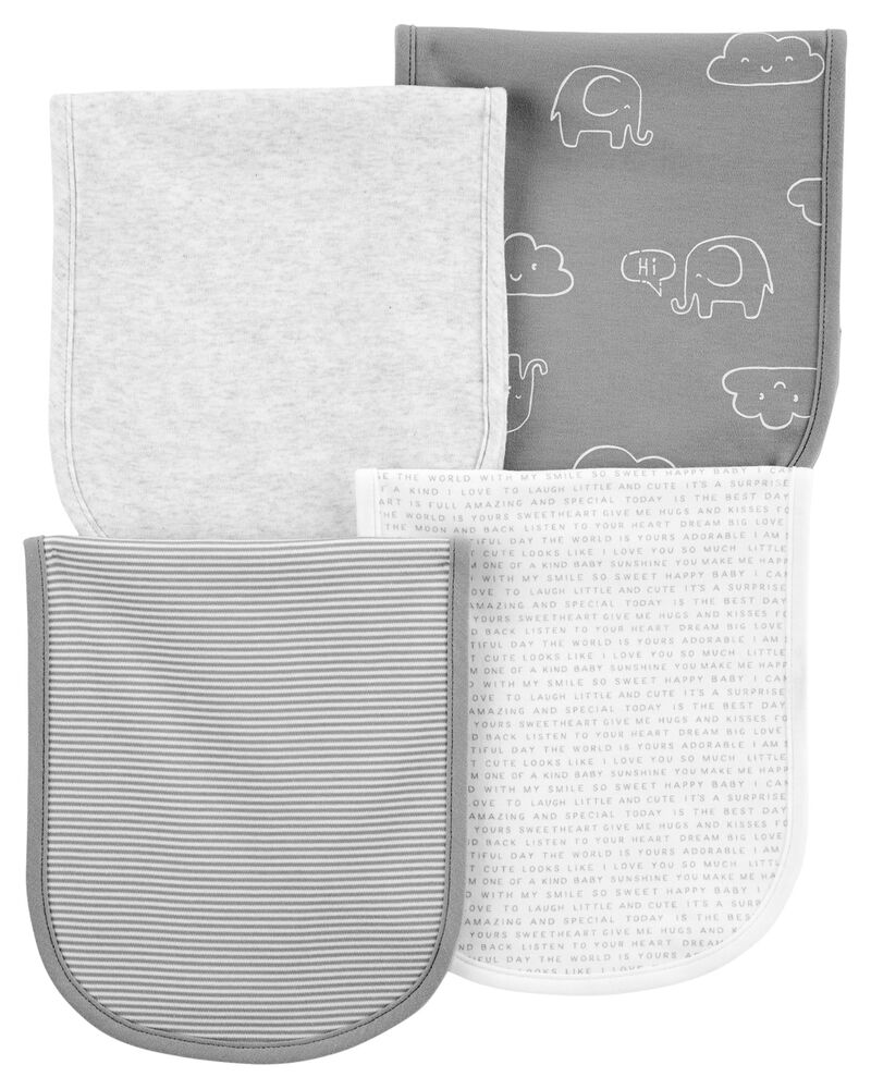 4 Pack Burp Cloths Carters Com
