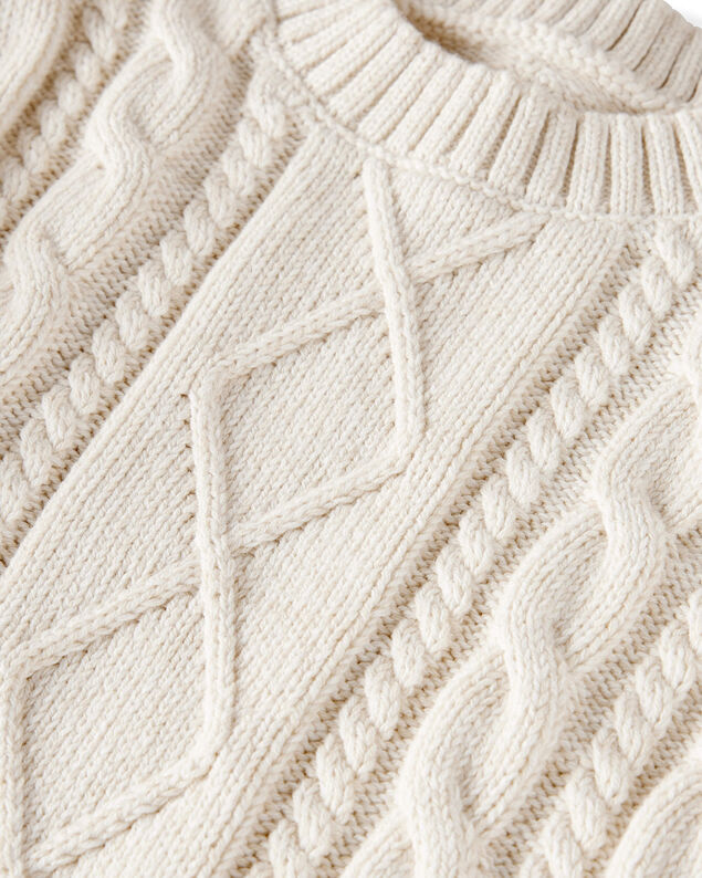 Product image 2 of Kid Organic Cotton Cable Knit Sweater 