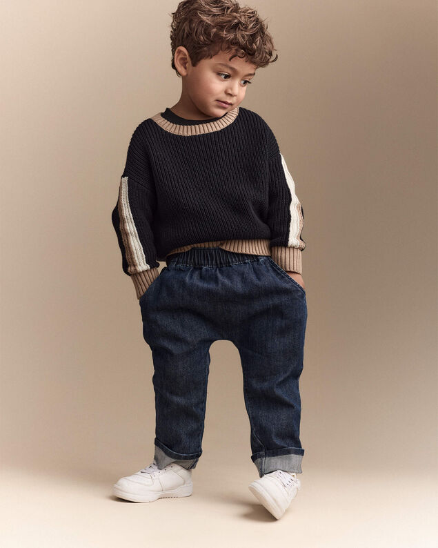 Product image 2 of Toddler Playground Pant in Denim - Blue