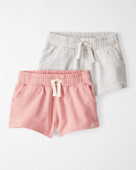  Product image 1 of Baby 2-Pack Organic Cotton Shorts