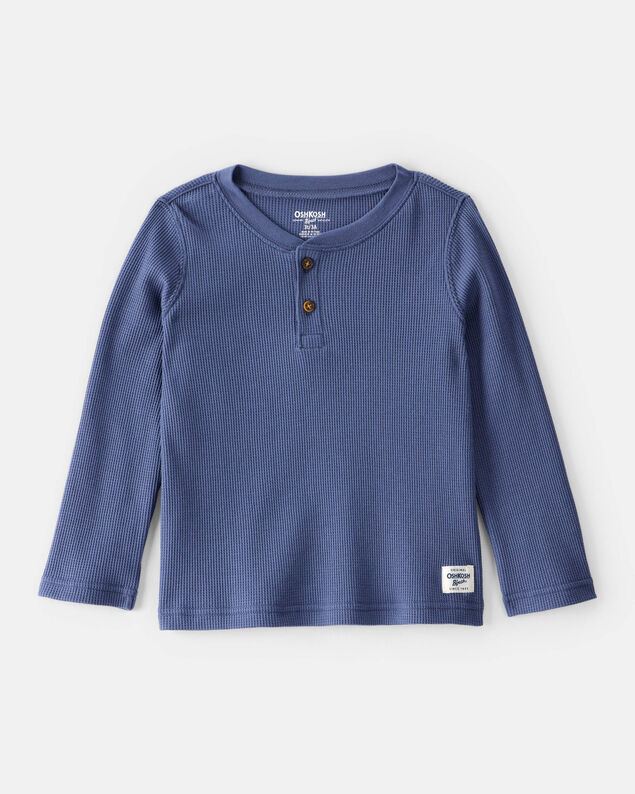 Product image 1 of Toddler Boy Long-Sleeve Henley Shirt - Blue