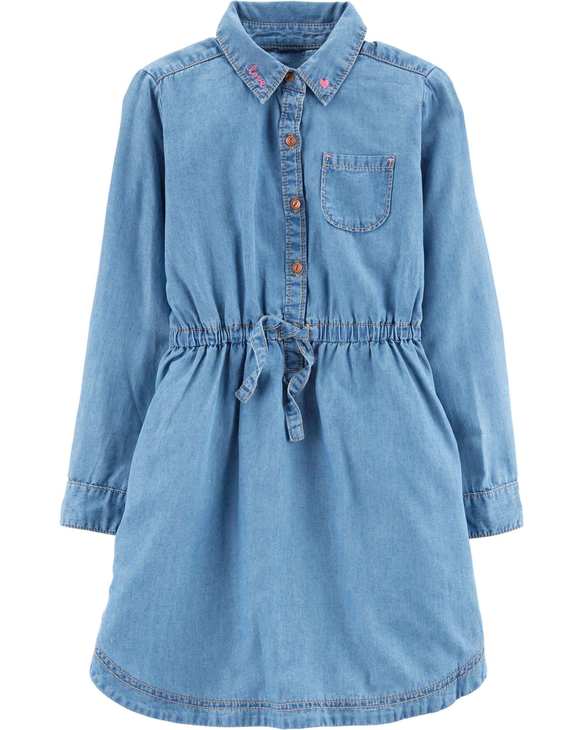 carters jean dress
