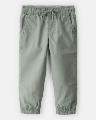 Product image 1 of Toddler Boy Cotton Pull-On Fashion Pants - Green