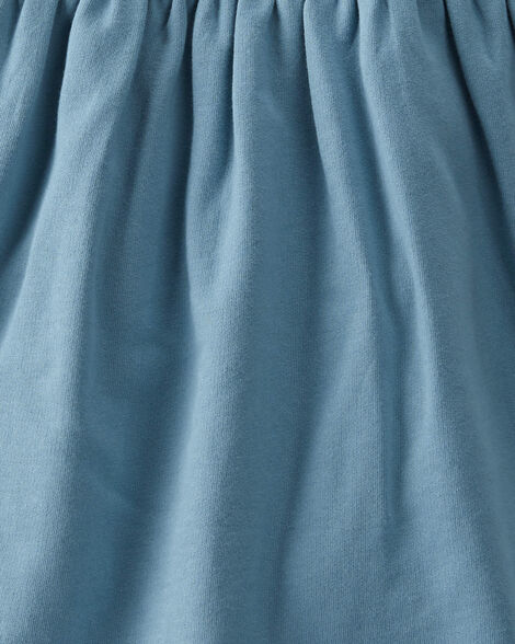  Product image 4 of Toddler Organic Cotton Pocket Dress in Cottage Blue