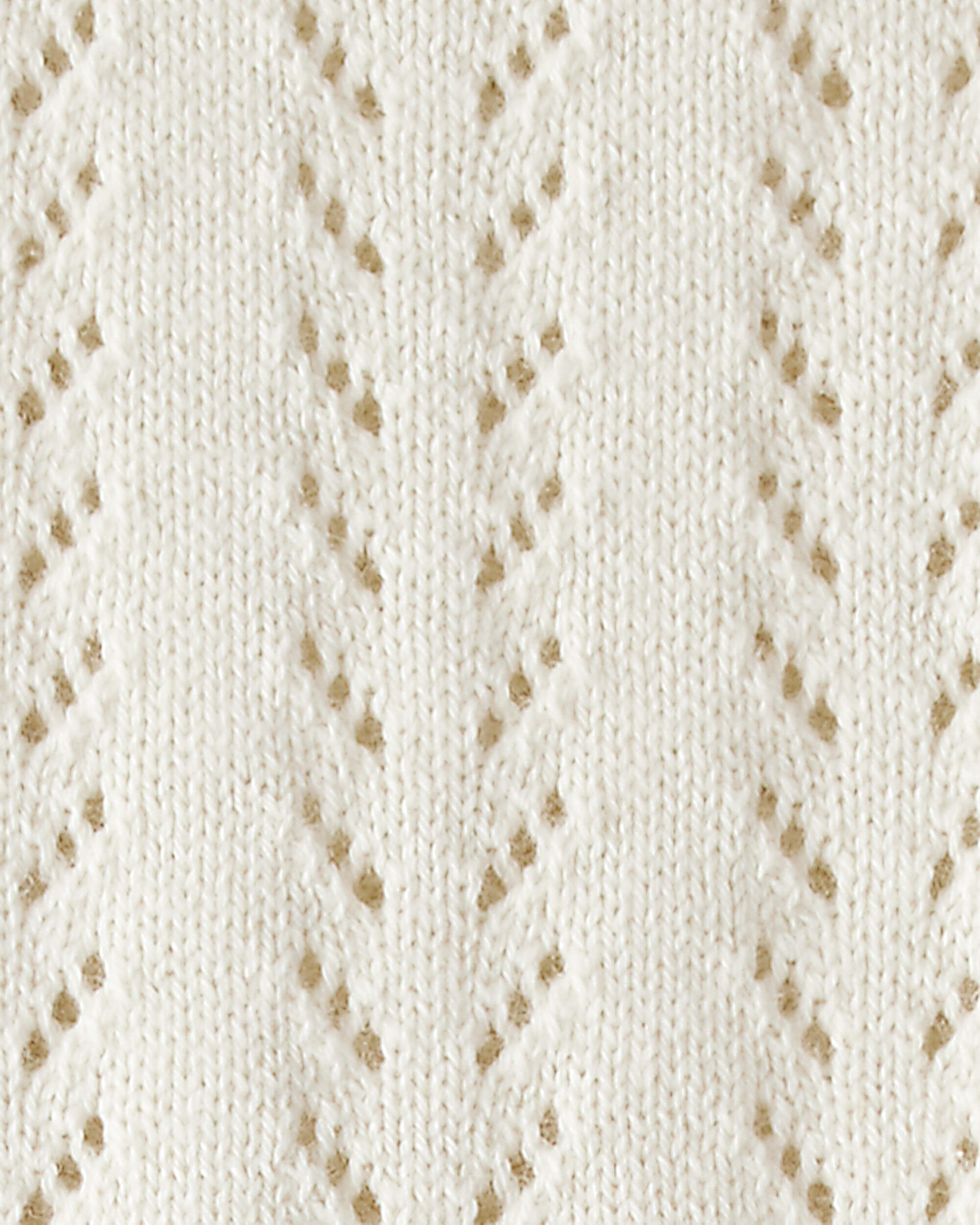 Baby Girl Organic Cotton Pointelle Romper - Little Planet