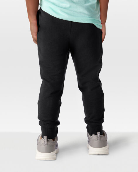 Product image 3 of Toddler Pull-On Drawstring Joggers - Black