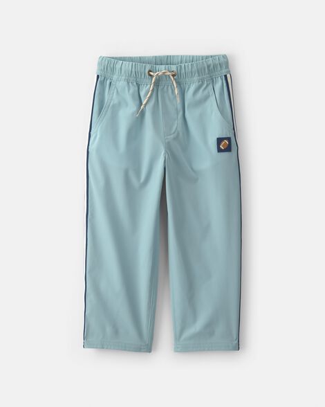 toddler boy active track pants - blue