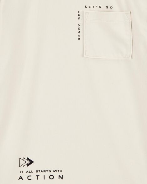  Product image 2 of Kid Solid Short-Sleeve Tee - Ivory