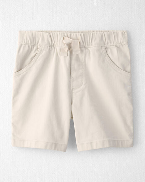 Boys Organic Cotton Twill Shorts