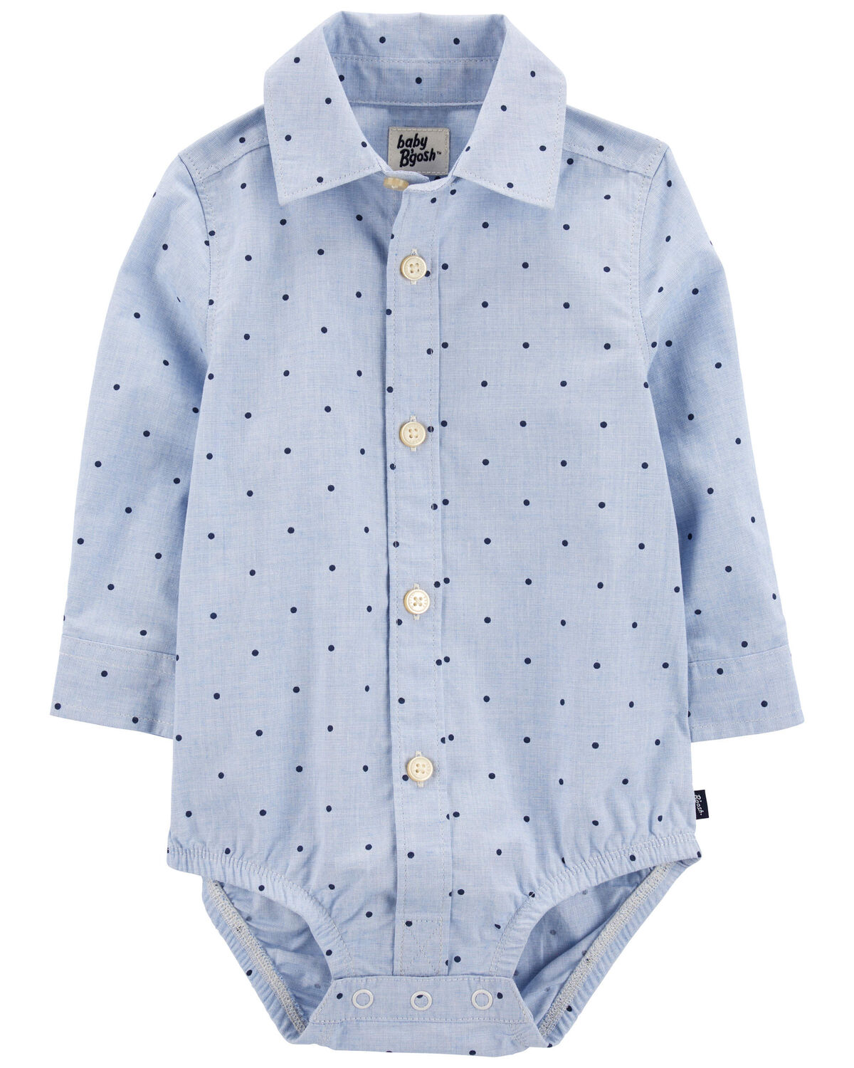 Baby Polka-Dot Button-Front Bodysuit - OshKosh | Carter