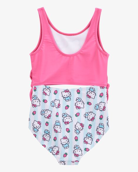  Product image 2 of Kid Hello Kitty® 1-Piece Swimsuit - Pink/Blue