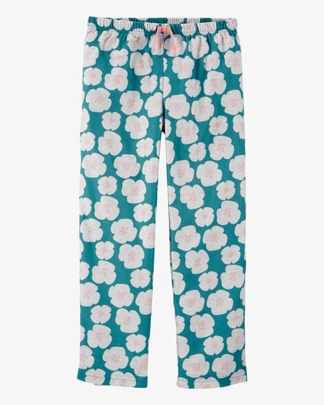 Product image 1 of Kid Floral Pull-On Fleece Pajama Pants