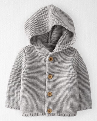 Product image 1 of Baby Organic Cotton Signature Stitch Cardigan