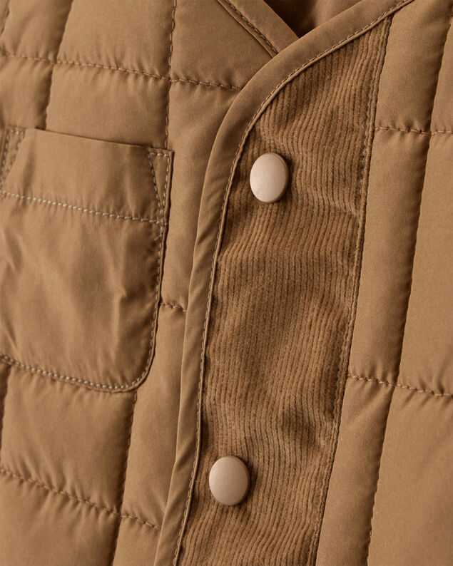Product image 2 of Toddler Boy Sleeveless Puffer Vest - Brown