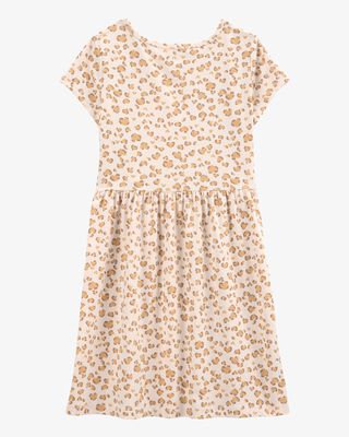 Product image 2 of Kid Cheetah Animal Print Short-Sleeve Dress