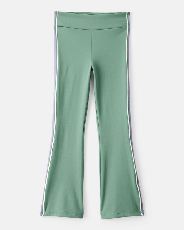 Product image 1 of Girls Knit Flare Active Pants - Green