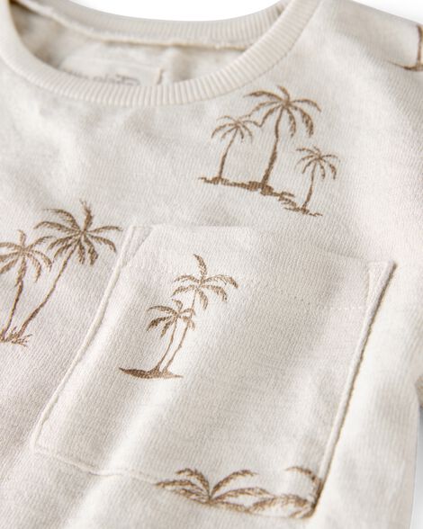Product image 3 of Toddler Boy 2-Piece Palm Tree-Print Set Made with Organic Cotton