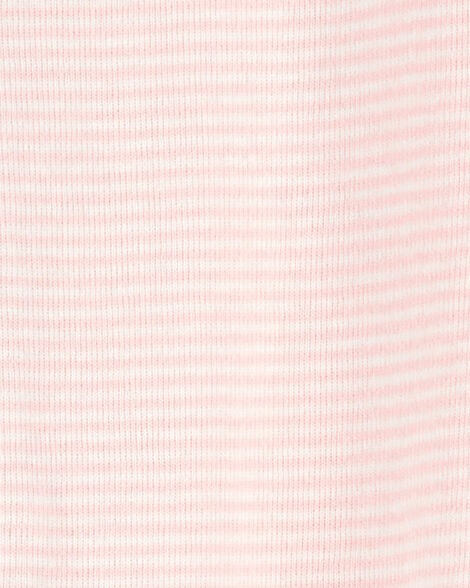Baby 2-Pack 2-Way Zip Cotton Sleep & Play Pajamas - Pink/Green