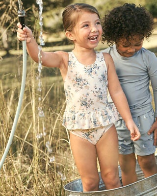 Product image 1 of Toddler Recycled Ruffle Swimsuit