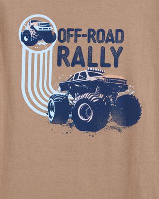 Product image 2 of Kid Off-Road Rally Short-Sleeve Graphic Tee - Brown