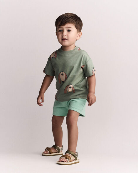 Otter Avenue Toddler Boy City Park™ Short 12M Green