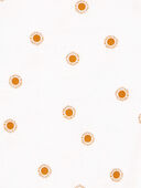 White/Gold - Baby Sun Cotton Romper, Selected