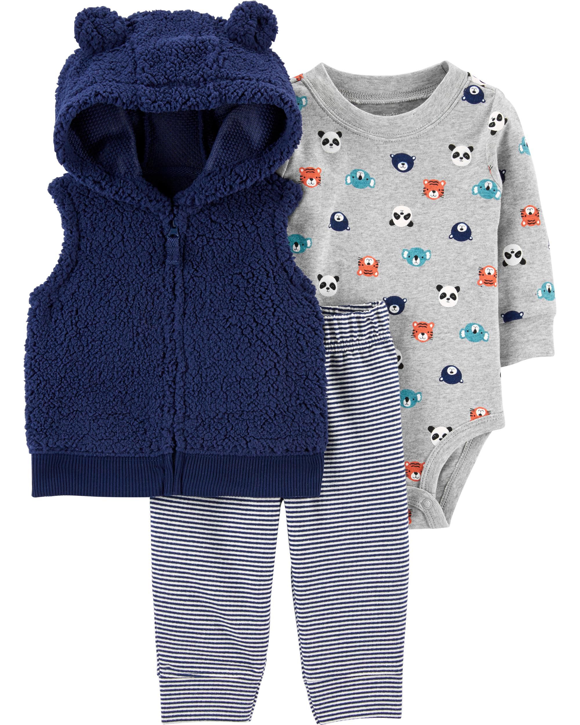 carters baby boy 3 piece