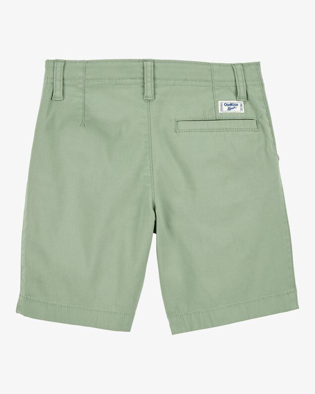 Product image 2 of Boys Flat-Front Shorts - Green