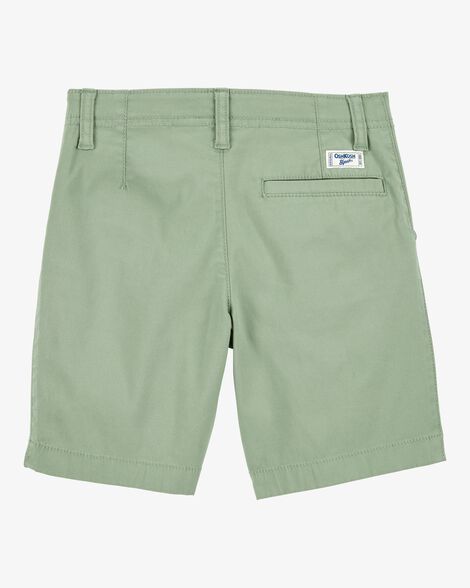 Product image 2 of Boys Flat-Front Shorts - Green