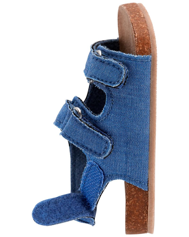 Baby Blue Carter S Cork Sandal Baby Shoes Carters Com