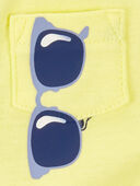 Yellow - Baby Sunglasses Snap-Up Romper, Selected