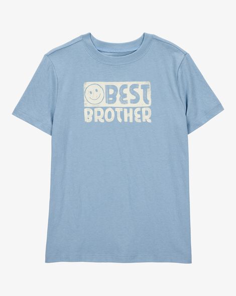 Product image 1 of Kid Best Brother Short-Sleeve Graphic Tee - Blue