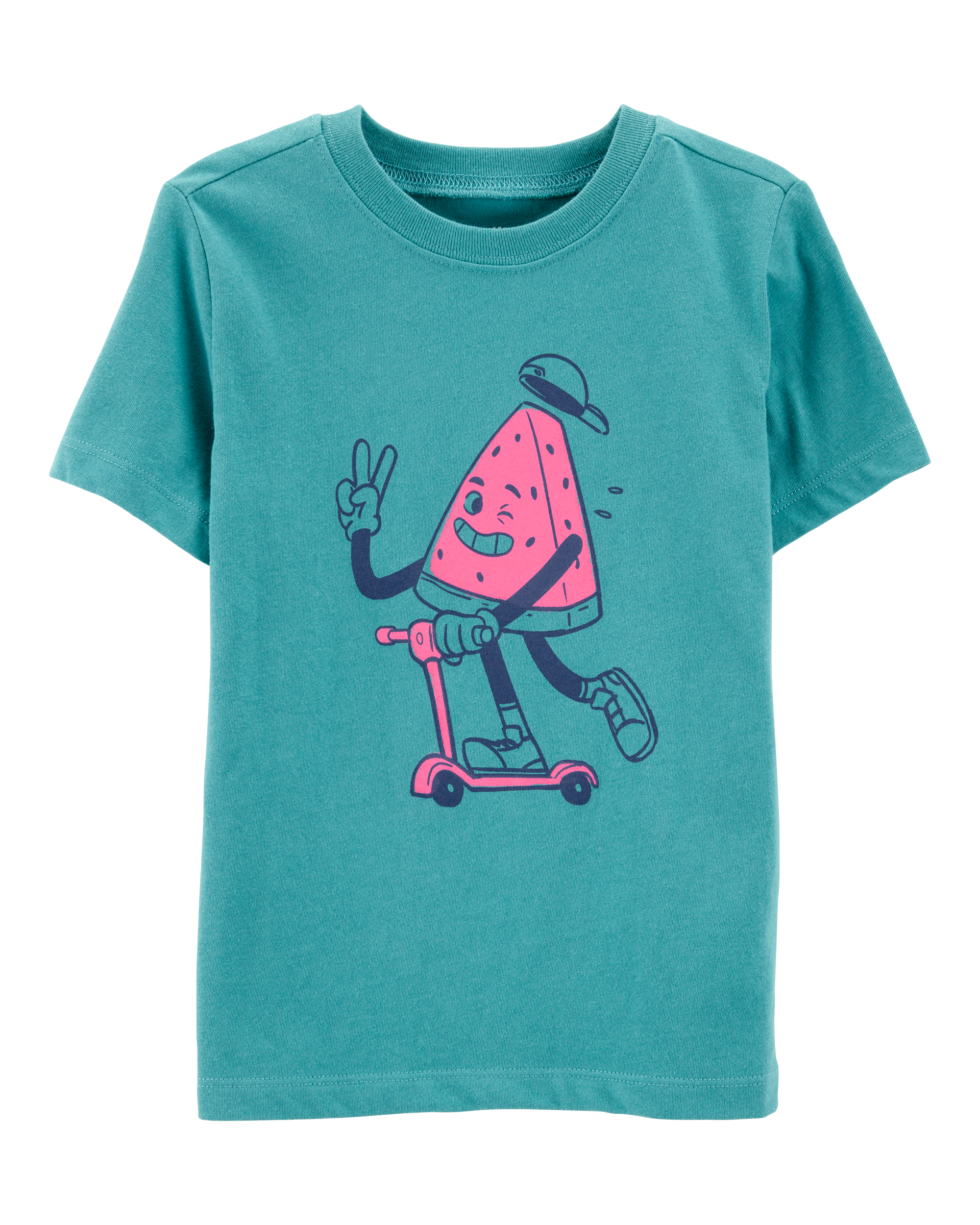 Toddler Watermelon Short-Sleeve Graphic Tee - Green