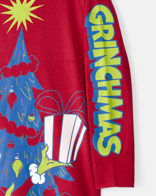 Product image 2 of Boys Dr. Seuss™ The Grinch Long-Sleeve Graphic Tee - Red