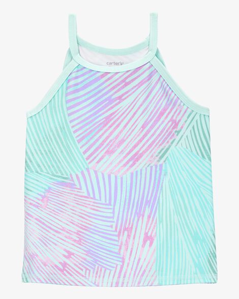  Product image 1 of Kid Tie-Dye Print Sleeveless Tank - Blue