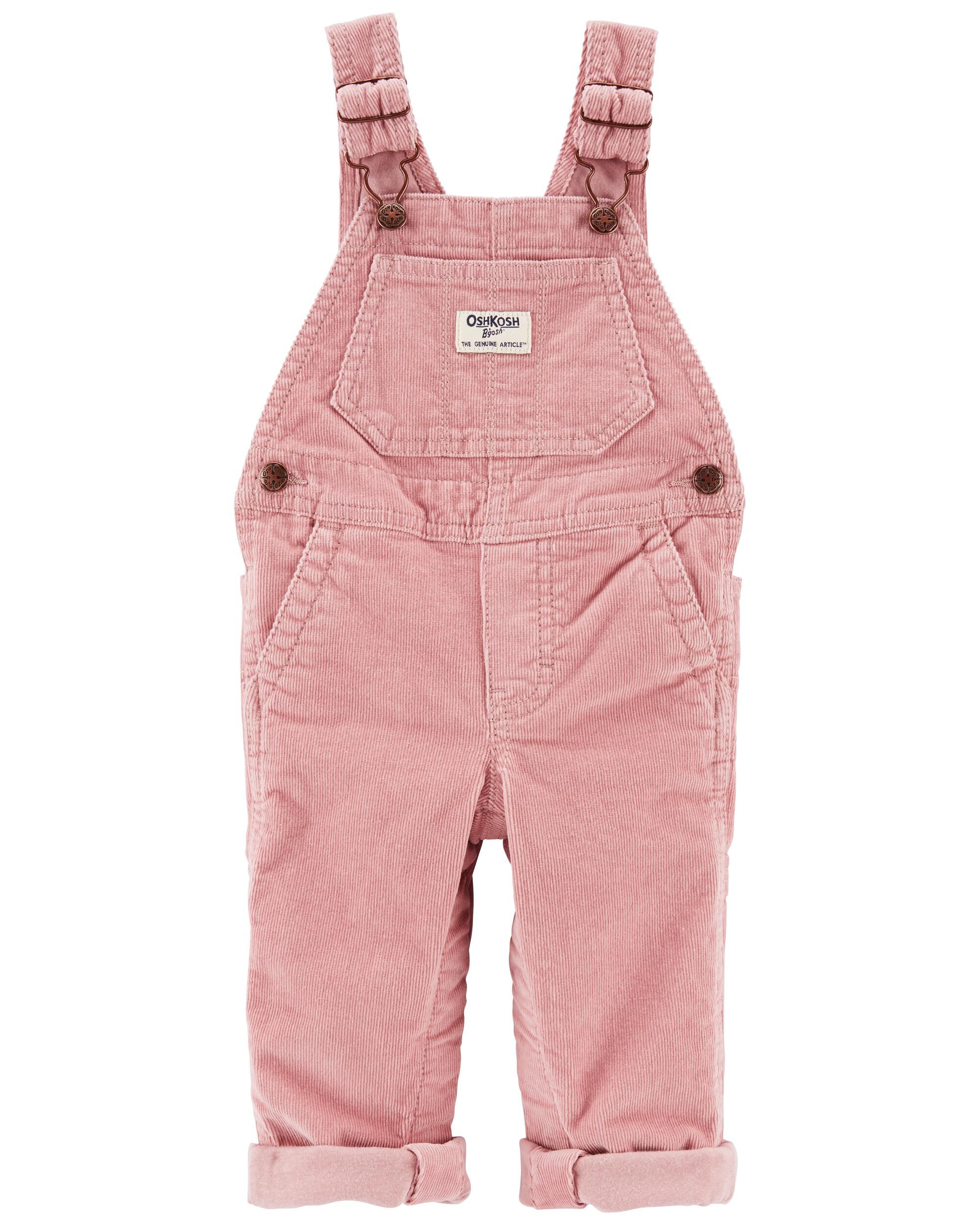 Baby Corduroy Pink Overalls - OshKosh | Carter's