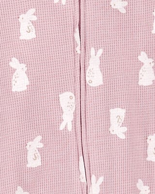 Product image 2 of Baby Bunny 2-Way Zip Thermal Sleep & Play Pajamas