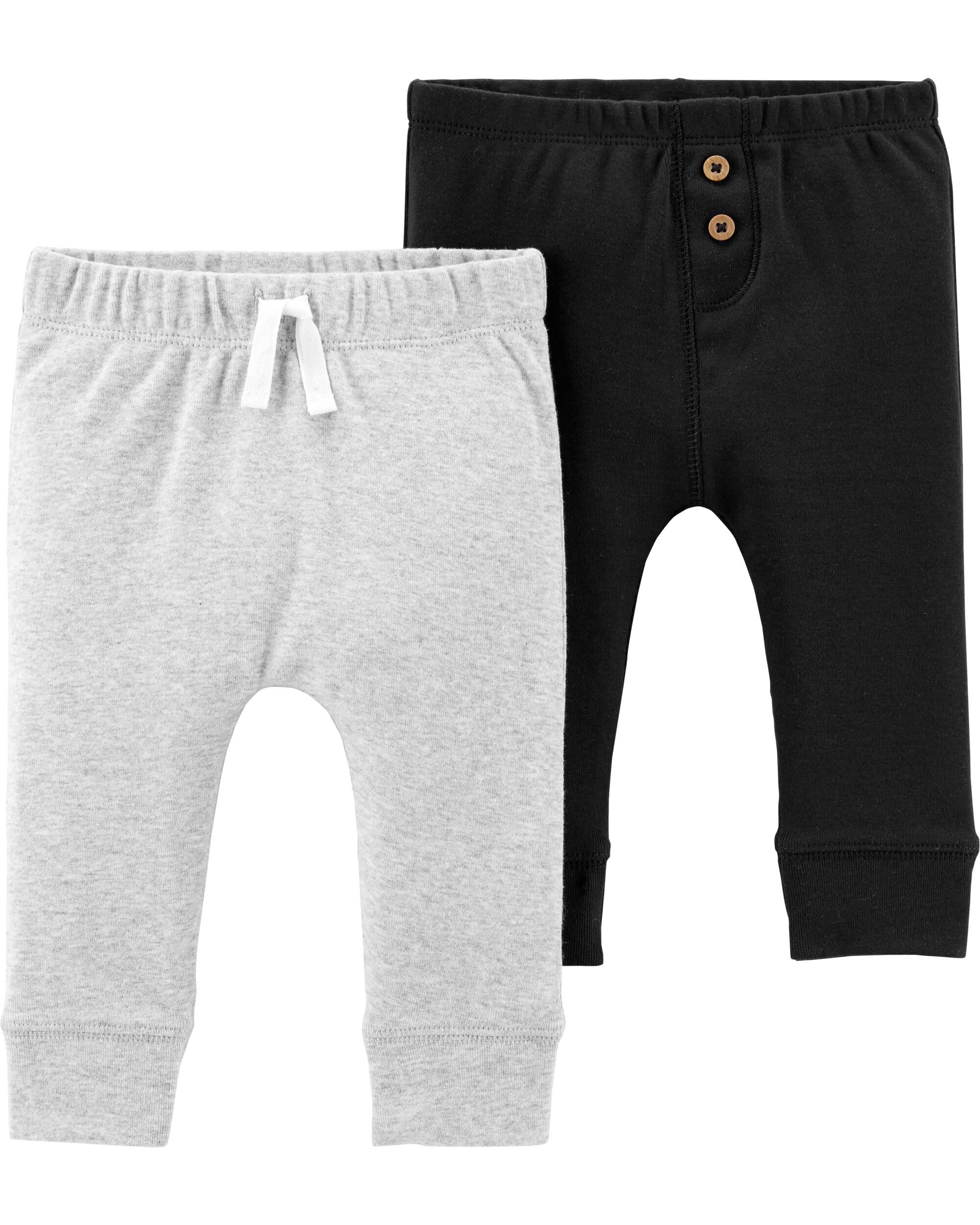 2 pack cotton pants carters com character pants