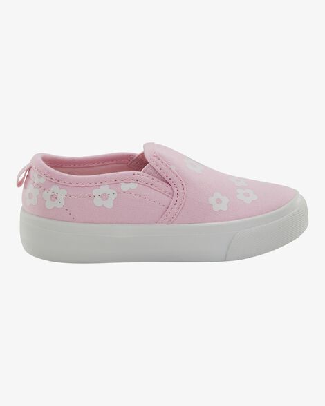  Product image 2 of Toddler Slip-On Floral Sneakers - Pink