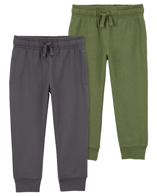 Product image 1 of Baby 2-Pack Pull-On French Terry Joggers