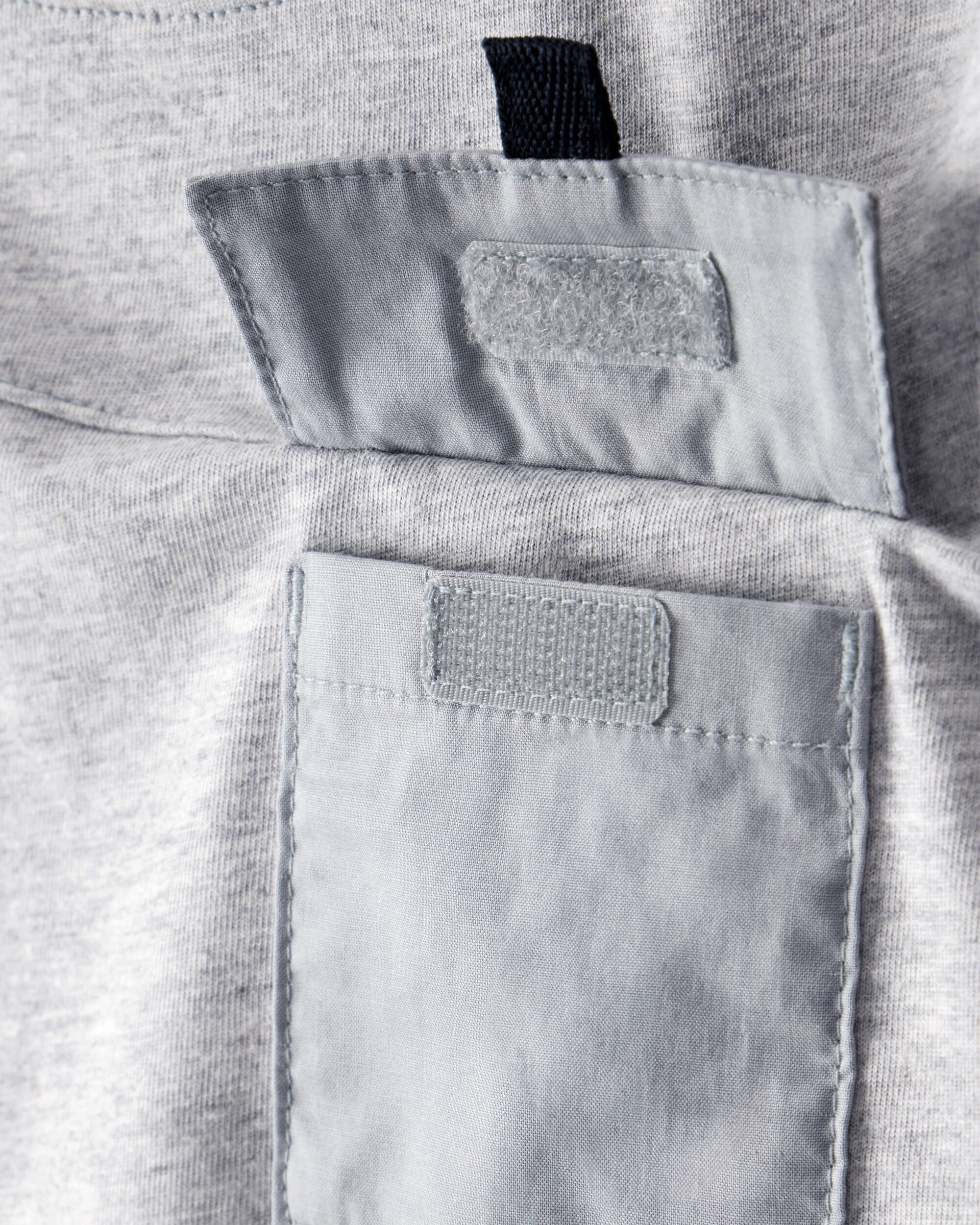 Baby Boy Short-Sleeve Pocket Tee - Grey