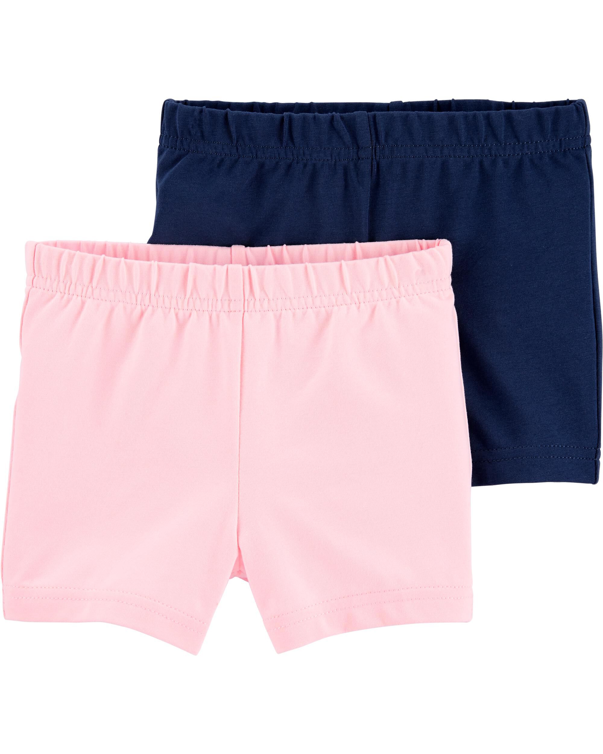 Carters Baby Girls Fruity Tumbling Shorts 12 Months Blue