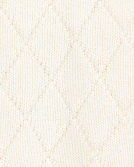 Baby Button-Up Cardigan - Ivory