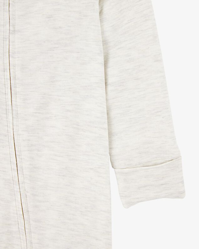 Product image 2 of Baby Solid 2-Way Zip PurelySoft Sleep & Play Pajamas - Grey